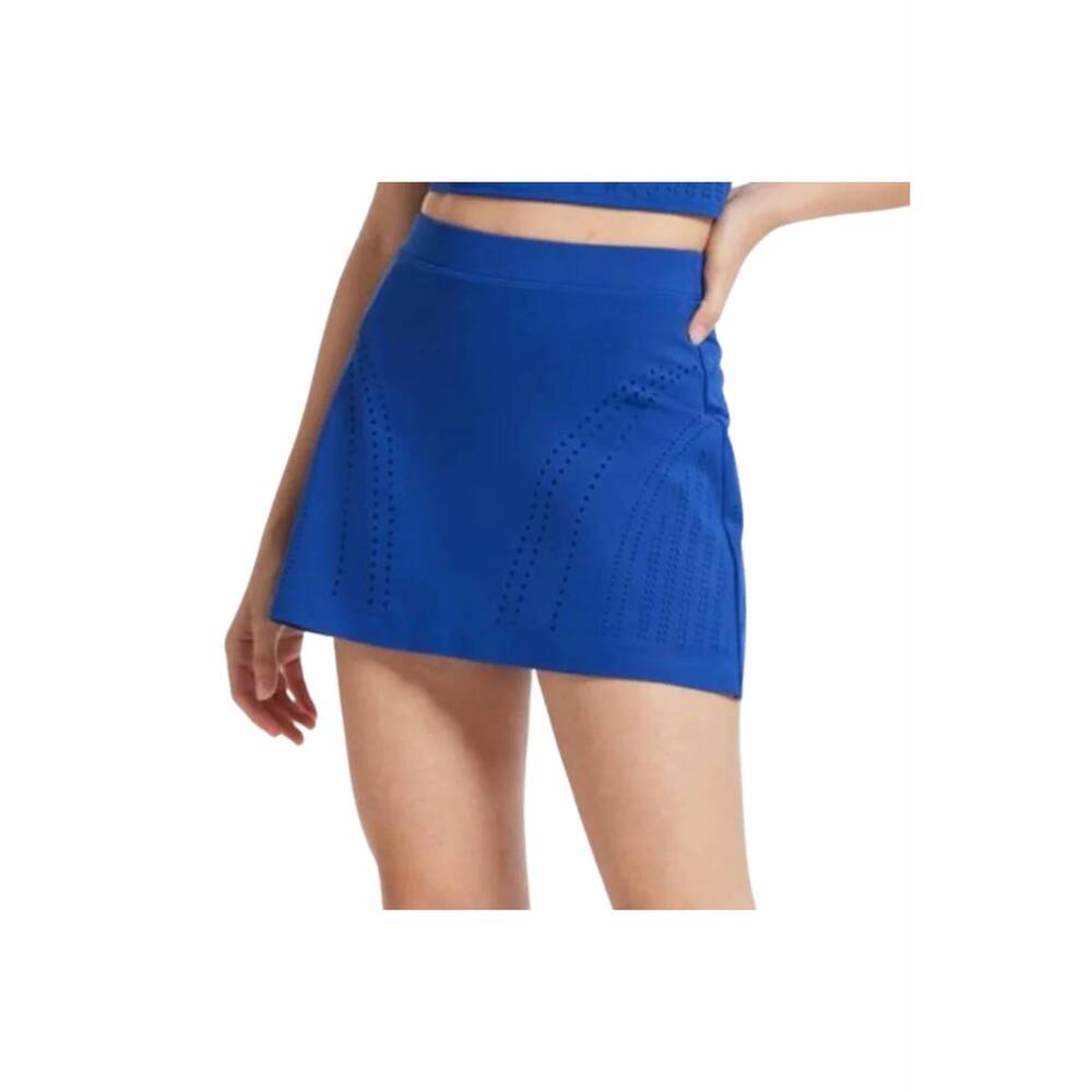 NEW BANDIER lasercut skort in blue
